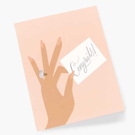Listing 2 of 2 for Rifle Paper Co Congrats Ring Card