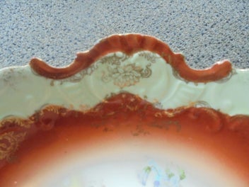 Listing 3 of 5 for Fabulous antique porcelain dish