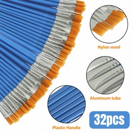 Listing 1 of 9 for 32pcs Acrylic Artist Paint Brushes Set Oil Watercolour Painting Craft Art Model