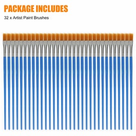Listing 9 of 9 for 32pcs Acrylic Artist Paint Brushes Set Oil Watercolour Painting Craft Art Model