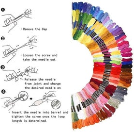 Listing 11 of 15 for Embroidery Needle Cotton Knitting Sewing Cross Stitching Crochet Kit I1176MZ0