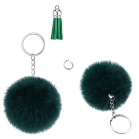 Listing 6 of 11 for Pom Pom Acrylic Blank Keychain Pendant Tassels Discs Making Kit I1284MZ0