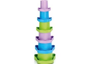 Listing 3 of 5 for Green Toys - Stacking Cups Set of 6