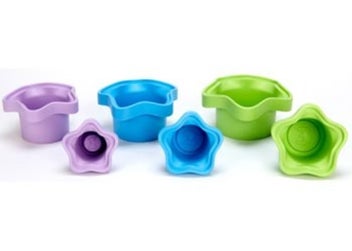 Listing 4 of 5 for Green Toys - Stacking Cups Set of 6