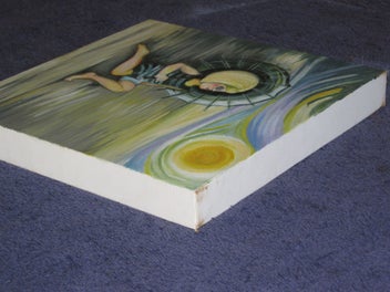 Listing 4 of 9 for Karina Davies - Time Warp - Girl In The Sun Original Painting