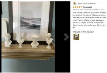 Listing 4 of 9 for Brand New Resin Greek Bust Statue Roman Greek Mythology Figurine*Hot SALE