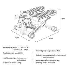 Listing 6 of 9 for Mini Stepper Household Foldable Treadmill