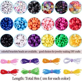 Listing 6 of 9 for Letter Beads Jewellery Making Alphabet Anklet Handicraft DIY Beads I1306MZ0