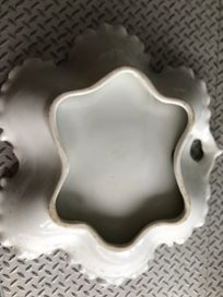Listing 4 of 10 for Gorgeous bonbon dish with gilded edges. - lovely gift idea