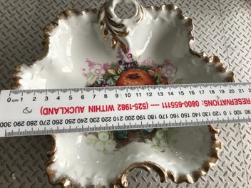 Listing 10 of 10 for Gorgeous bonbon dish with gilded edges. - lovely gift idea