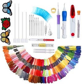 Listing 1 of 15 for Embroidery Needle Cotton Knitting Sewing Cross Stitching Crochet Kit I1176MZ0