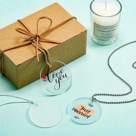 Listing 11 of 15 for Acrylic Circle Discs Keychain Blanks Vinyl Making Kit I1288MZ0