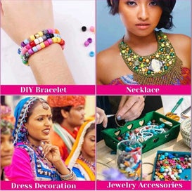 Listing 8 of 9 for Letter Beads Jewellery Making Alphabet Anklet Handicraft DIY Beads I1306MZ0