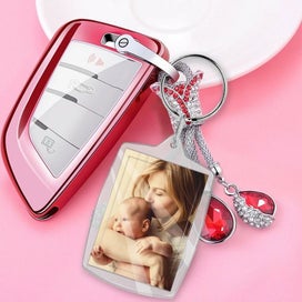 Listing 13 of 14 for 30pcs Blank Photo Insert Keyrings Wallet Blanks Photo Frame Keychains I1407TP0