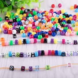 Listing 2 of 9 for Letter Beads Jewellery Making Alphabet Anklet Handicraft DIY Beads I1306MZ0