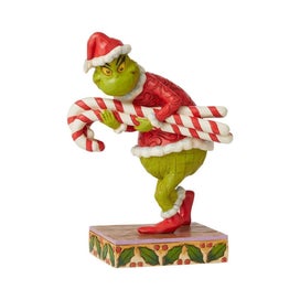 Listing 2 of 2 for Dr Seuss The Grinch by Jim Shore - Grinch Stealing Candy Canes