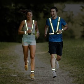 Listing 3 of 3 for Running Reflective Vest 2pieces,with 4 Reflective Belts,adjustable Safety Vest