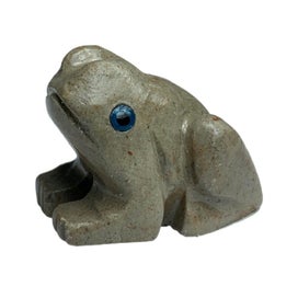 Listing 2 of 3 for Frog Soapstone Carving - Set of 5