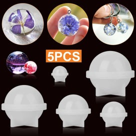 Listing 1 of 9 for Round Ball Silicone Mold Resin Mould