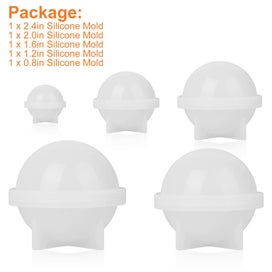 Listing 9 of 9 for Round Ball Silicone Mold Resin Mould