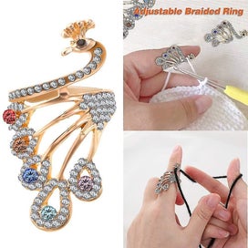 Listing 3 of 5 for Knitting Ring For Finger,crochet Loop Ring,yarn Guide Finger Holder Knitting Thi