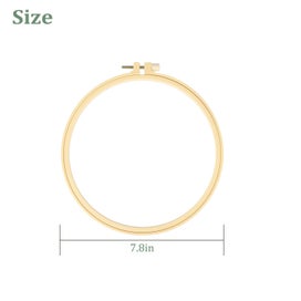 Listing 9 of 10 for Embroidery Starter Kit For Beginners Cross Stitch Stamped DIY Decor Craft 4pcs