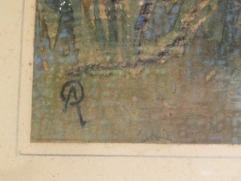 Listing 8 of 10 for Wagon Wheels Under the Pines painting by A - PRICE REDUCED HEAPS SALE