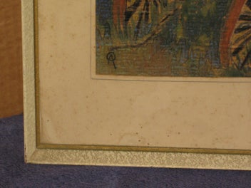 Listing 9 of 10 for Wagon Wheels Under the Pines painting by A - PRICE REDUCED HEAPS SALE