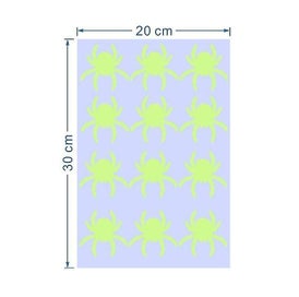 Listing 5 of 5 for Halloween glow stickers are pasted on deep wall stickers