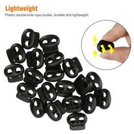 Listing 4 of 9 for Spring Cord Lock Buckles Rope Fastener Buttons