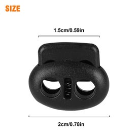 Listing 7 of 9 for Spring Cord Lock Buckles Rope Fastener Buttons