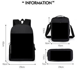 Listing 2 of 2 for School Bag For Primary And Secondary School Students Three-Piece Set