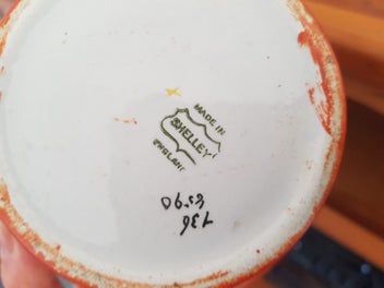 Listing 3 of 3 for Rare Edwardian Era Shelley Crane Pottery