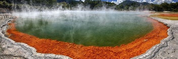 Listing 2 of 3 for Rokit Wall Art Waiotapu Champagne Pool Rotorua. Canvas Print