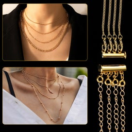 Listing 2 of 9 for Jewelry Necklace Strand Slide Clasps Lock Hook