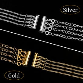 Listing 5 of 9 for Jewelry Necklace Strand Slide Clasps Lock Hook