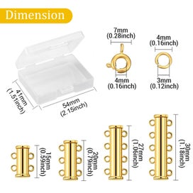 Listing 8 of 9 for Jewelry Necklace Strand Slide Clasps Lock Hook