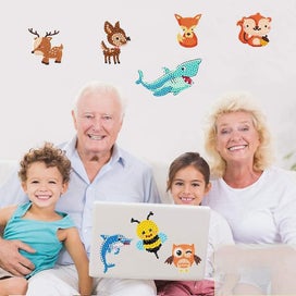 Listing 4 of 5 for 21pcs 5d Diamond Painting Stickers Kits For Kid-creatiee Diy Art Craft