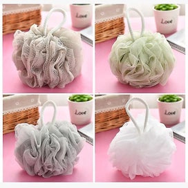 Listing 5 of 5 for Bath Shower Loofah Sponge With Lanyard Body Scrubber Exfoliator Shower Bath Ball