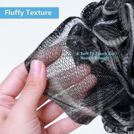 Listing 2 of 3 for Loofah Flesh Sponge Back Scrubbers For Shower 2 Pieces 80g Exfoliating, Large Me