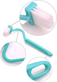 Listing 3 of 4 for 4 Pieces Portable Toilet Brush Bathroom Scrubber Light Color Home Shower Room V-