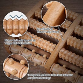 Listing 3 of 4 for Wood Foot Massager For Plantar Fasciitis Massager - Feet Massager For Pain Relie