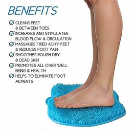 Listing 3 of 5 for Shower Foot Massager Scrubber Cleaner Silicone Massage Anti-slip For Bathroom