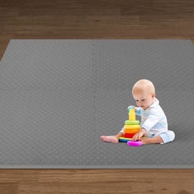 Listing 1 of 8 for Kids Play Mat Floor Baby Crawling Mats Foldable Waterproof Carpet Grey