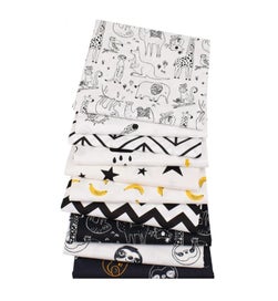 Listing 2 of 20 for 10 Style Fabric Patchwork Bundle 100% Cotton 50x50cm G0652MZ0