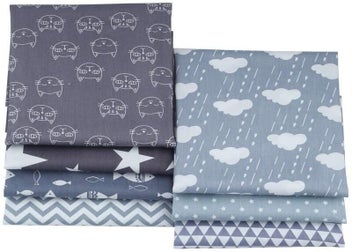 Listing 4 of 20 for 8 Style Fabric Patchwork Bundle 100% Cotton 40x40cm G0649MZ0