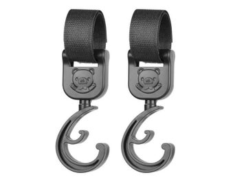 Listing 7 of 13 for 2 PCS Cartoon Stroller Accessories Degree Large Hook Umbrella Car Hook And Loop