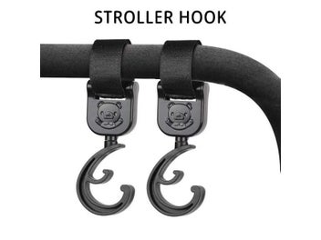 Listing 10 of 13 for 2 PCS Cartoon Stroller Accessories Degree Large Hook Umbrella Car Hook And Loop