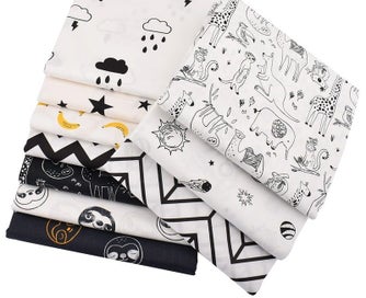 Listing 9 of 20 for 10 Style Fabric Patchwork Bundle 100% Cotton 50x50cm G0652MZ0