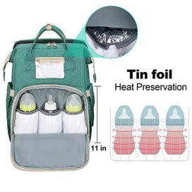 Listing 12 of 18 for Baby Cot Travel Bassinet Nappy Bag Backpack E0414GN0